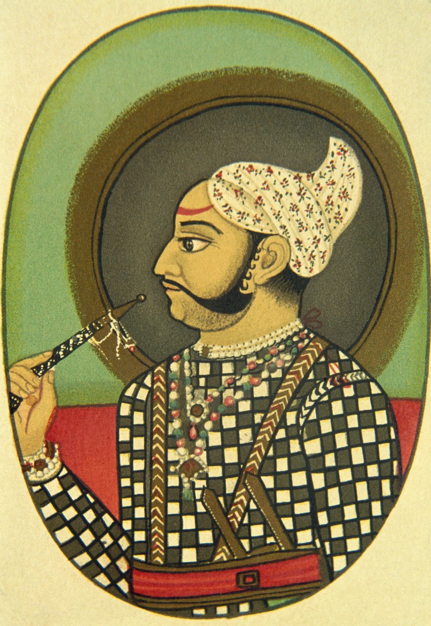 Retrato do Maharaja Bundi Budh Singh, Índia de School Indian