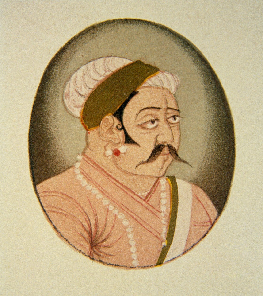 Retrato de Rao Jodhaji, Jodhpur, Rajasthan, Índia de School Indian