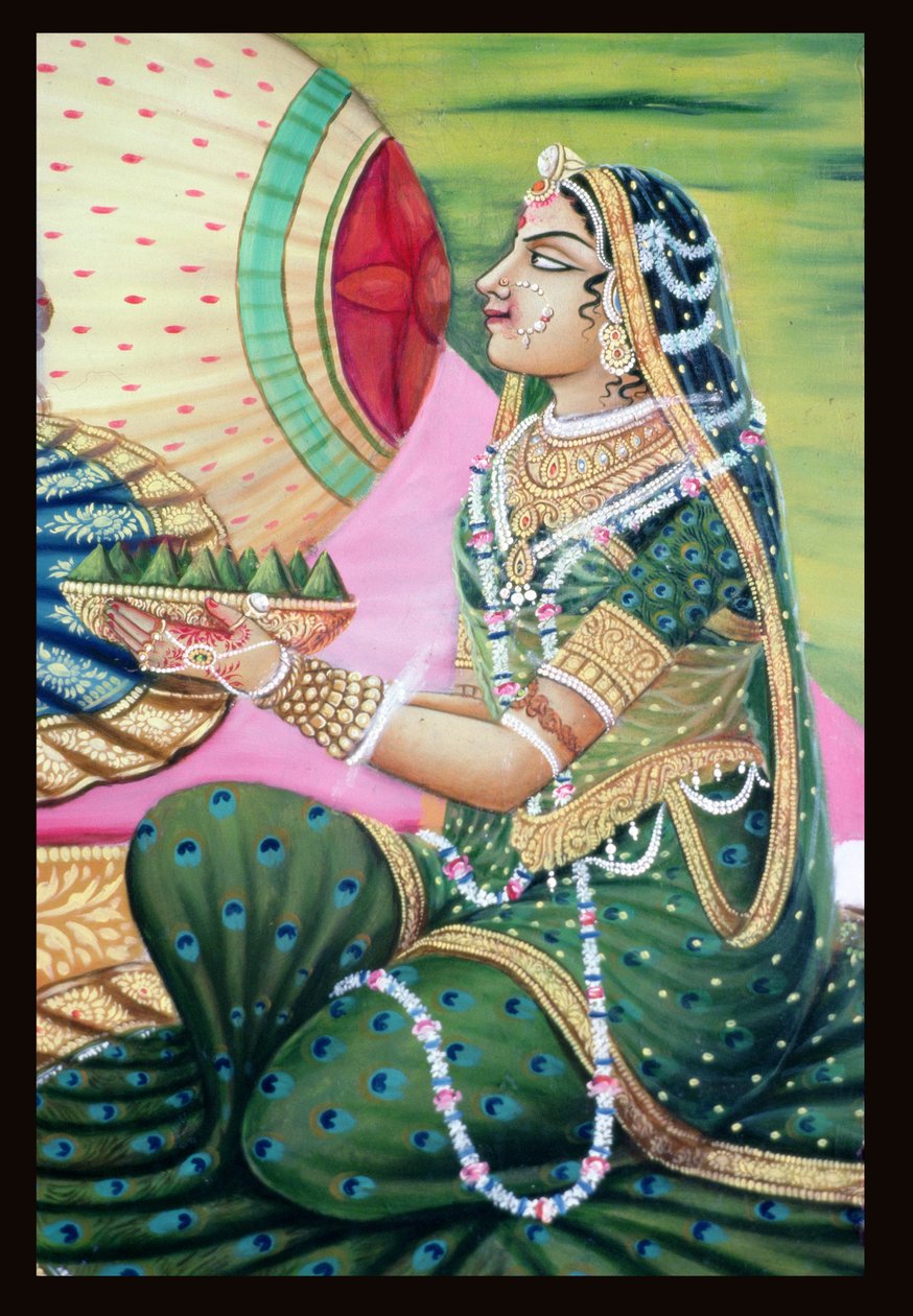 Radha, uma das esposas de Krishna de School Indian