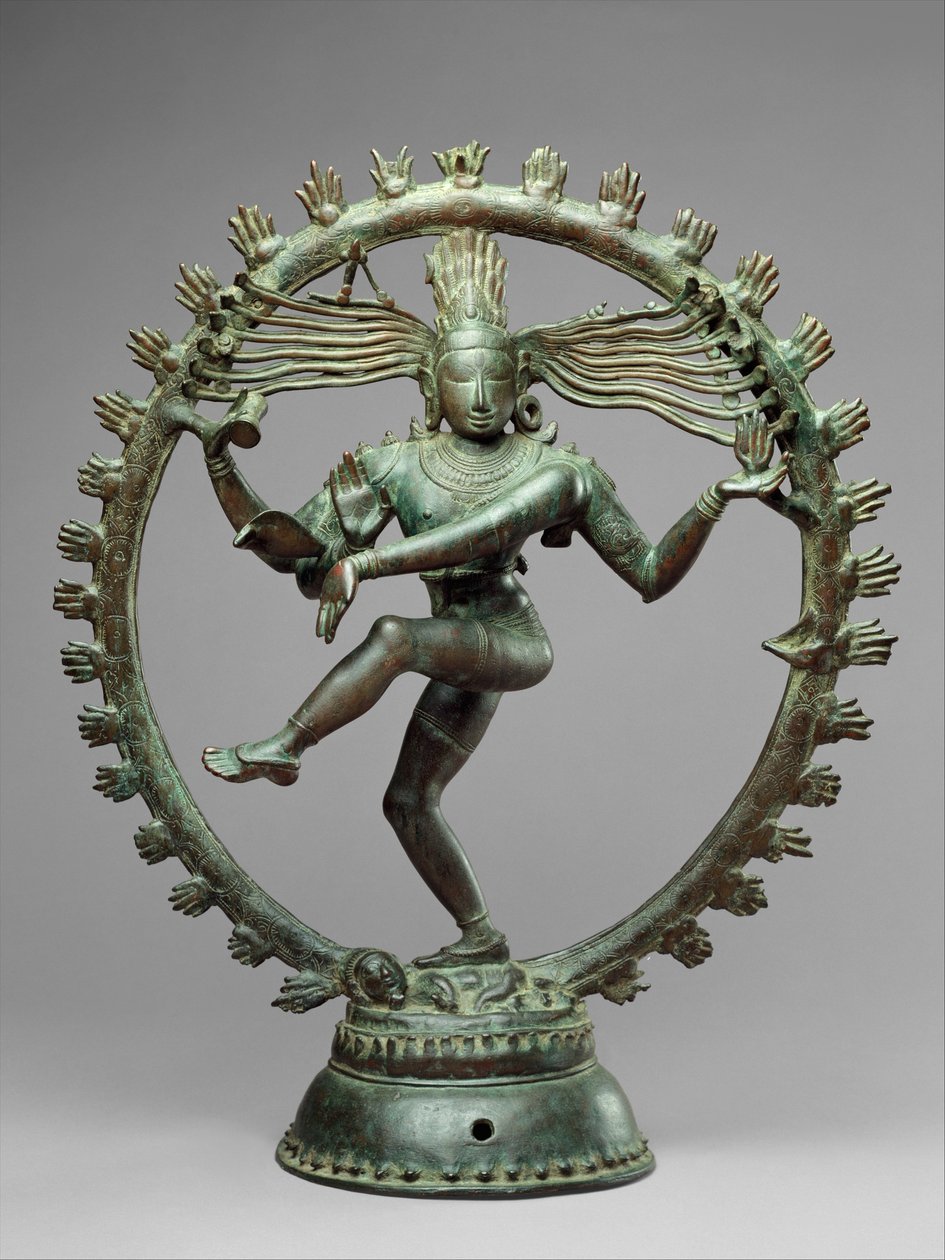 Shiva Nataraja, Senhor da Dança, século XI (cobre) de School Indian