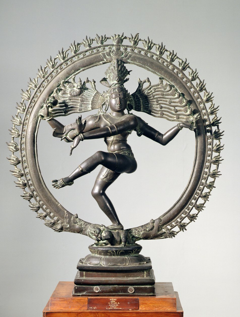 Shiva Nataraja, Tamil Nadu, Late Chola (bronze) de School Indian