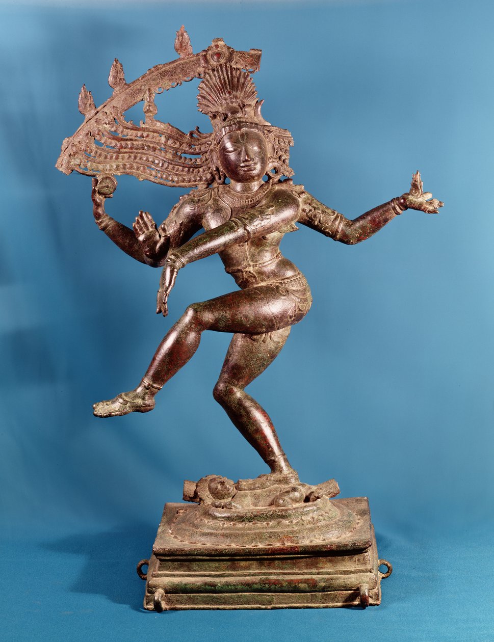 Siva Nataraja, Dinastia Chola, final do século 11 (bronze) de School Indian