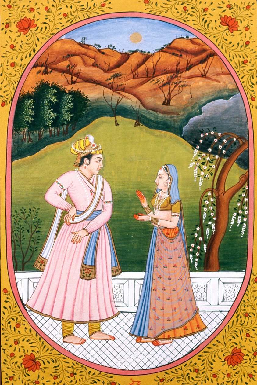 Calendário anual Imagem e pintura para um mês hindu Jeth, Índia de School Indian