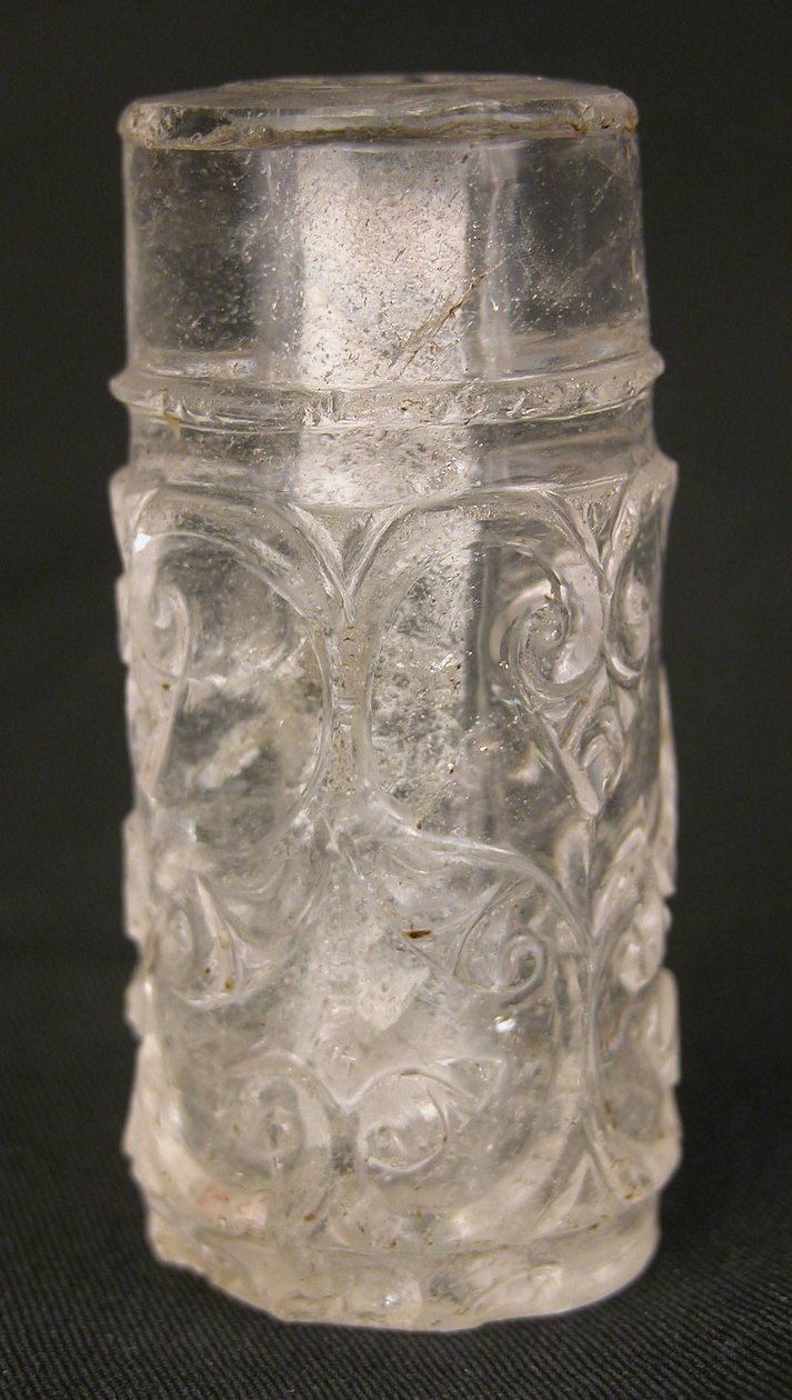 Elemento decorativo, século IX-10 (cristal de rocha esculpido) de School Islamic