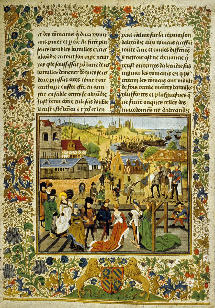 A Celebration in Tarente, cópia de uma ilustração de 