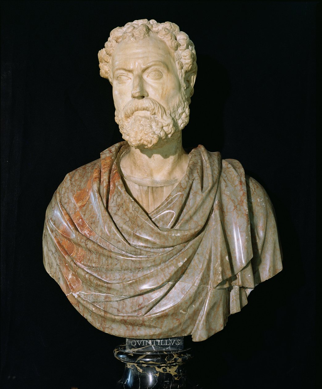 Busto de Quintiliano (mármore) de School Italian