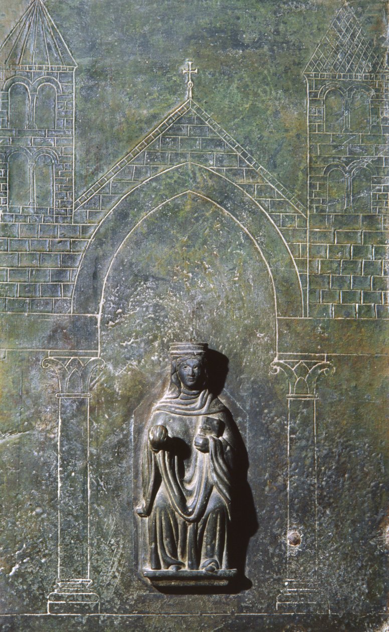 Detalhe da porta do Oratório de São João Evangelista, Itália (bronze) de School Italian