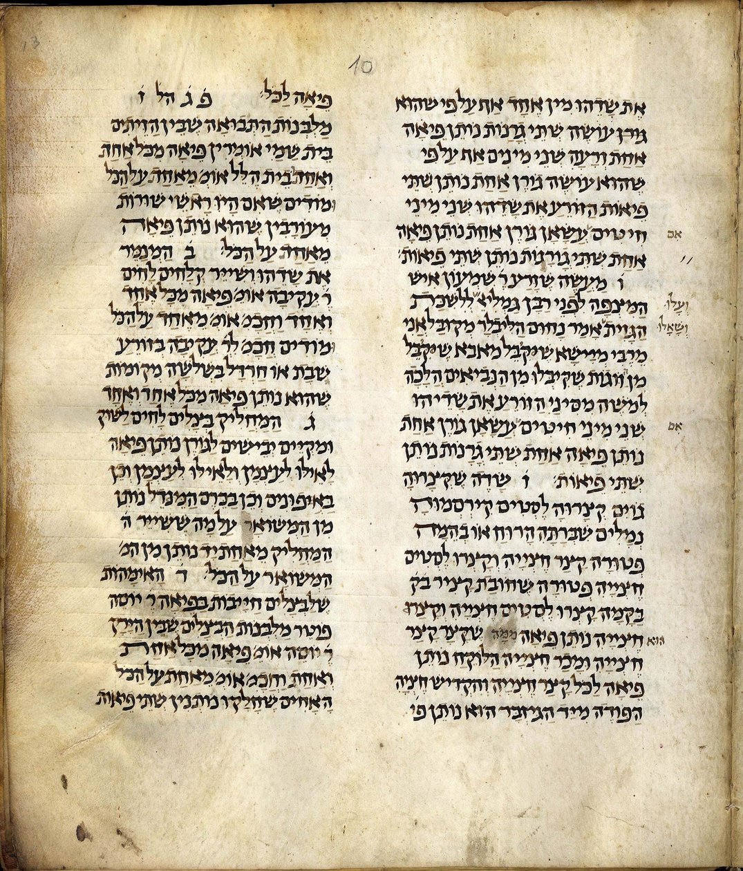 Mishnah de School Italian