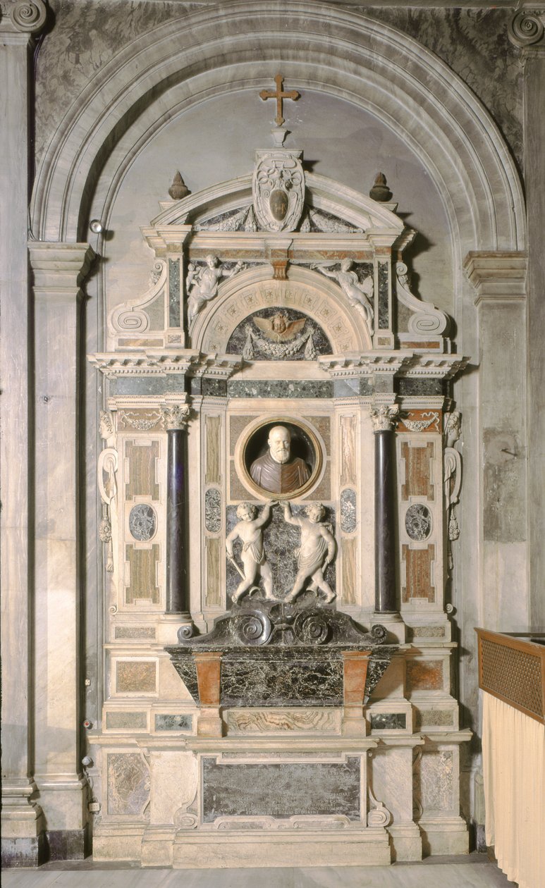 Monument to Alvarez da Toledo (marble) de School Italian