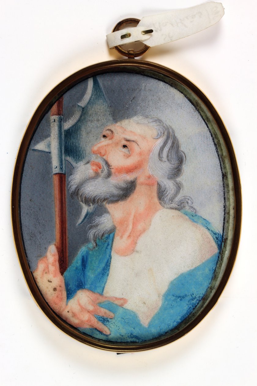 São Mateus (aguarela em velino) de School Italian
