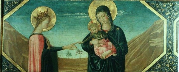 O Místico Casamento de Santa Catarina, Escola Florentine de School Italian