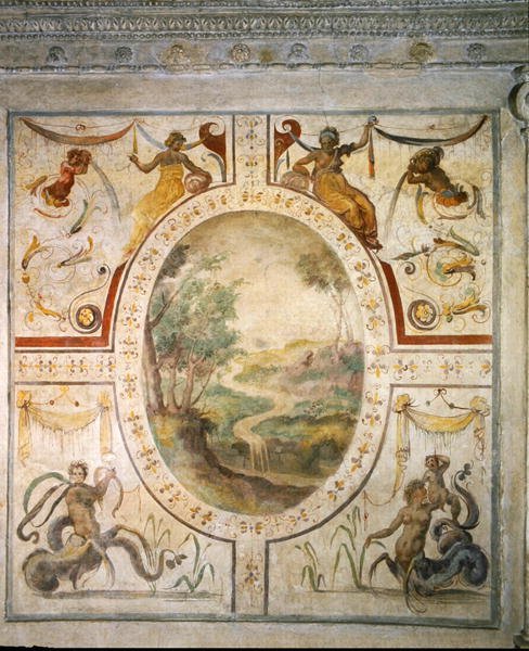 Parede no banheiro de Cosimo I de
