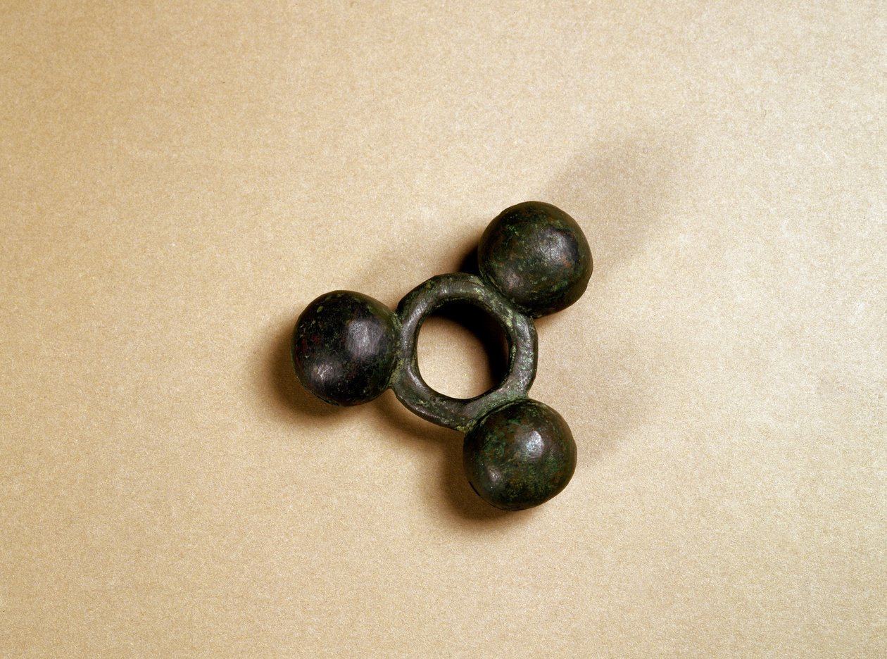 Bronze ornamento para tábua de cavalo, período Kofun (250-538) de Japanese School