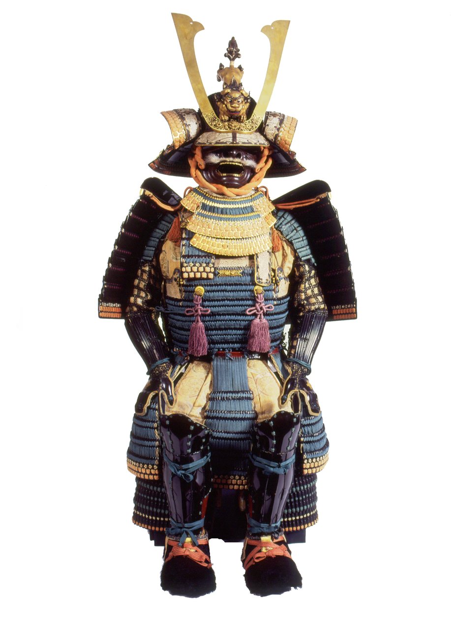 Cerimonial suit of armour for a samurai, período Edo (mixed media) de Japanese School