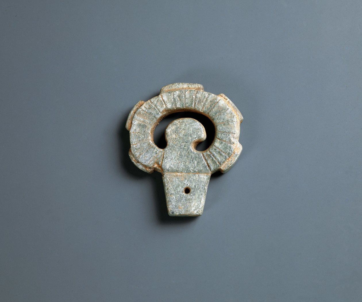 Cabo de arma de sílex, período Jomon 10000-300 BC de Japanese School