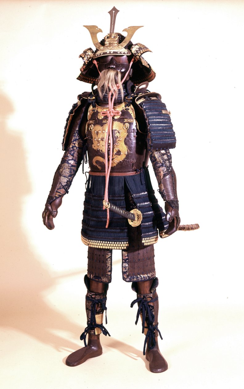 Armadura Samurai Japonesa Myo-Chin Mune-Tsugi, final do século XVI de Japanese School