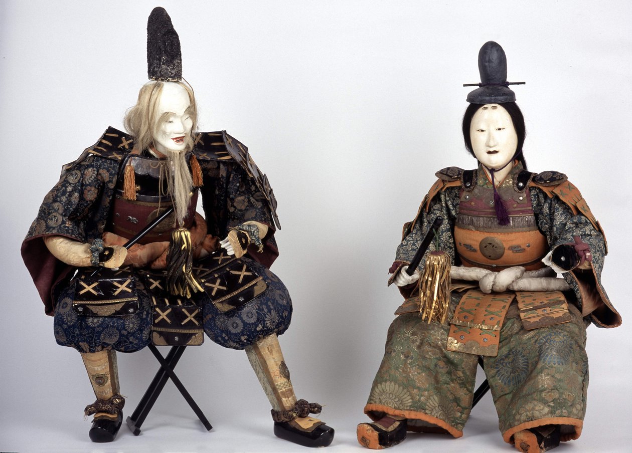Bonecas japonesas do período Edo que aparecem no Boys Party. Coleção Captier. Paris de Japanese School