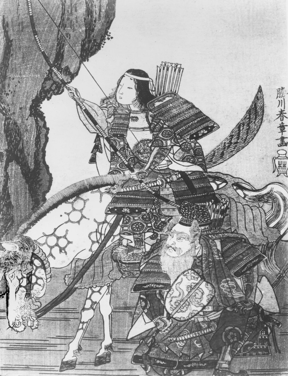 Jingo, Imperatriz do Japão (litho) de Japanese School