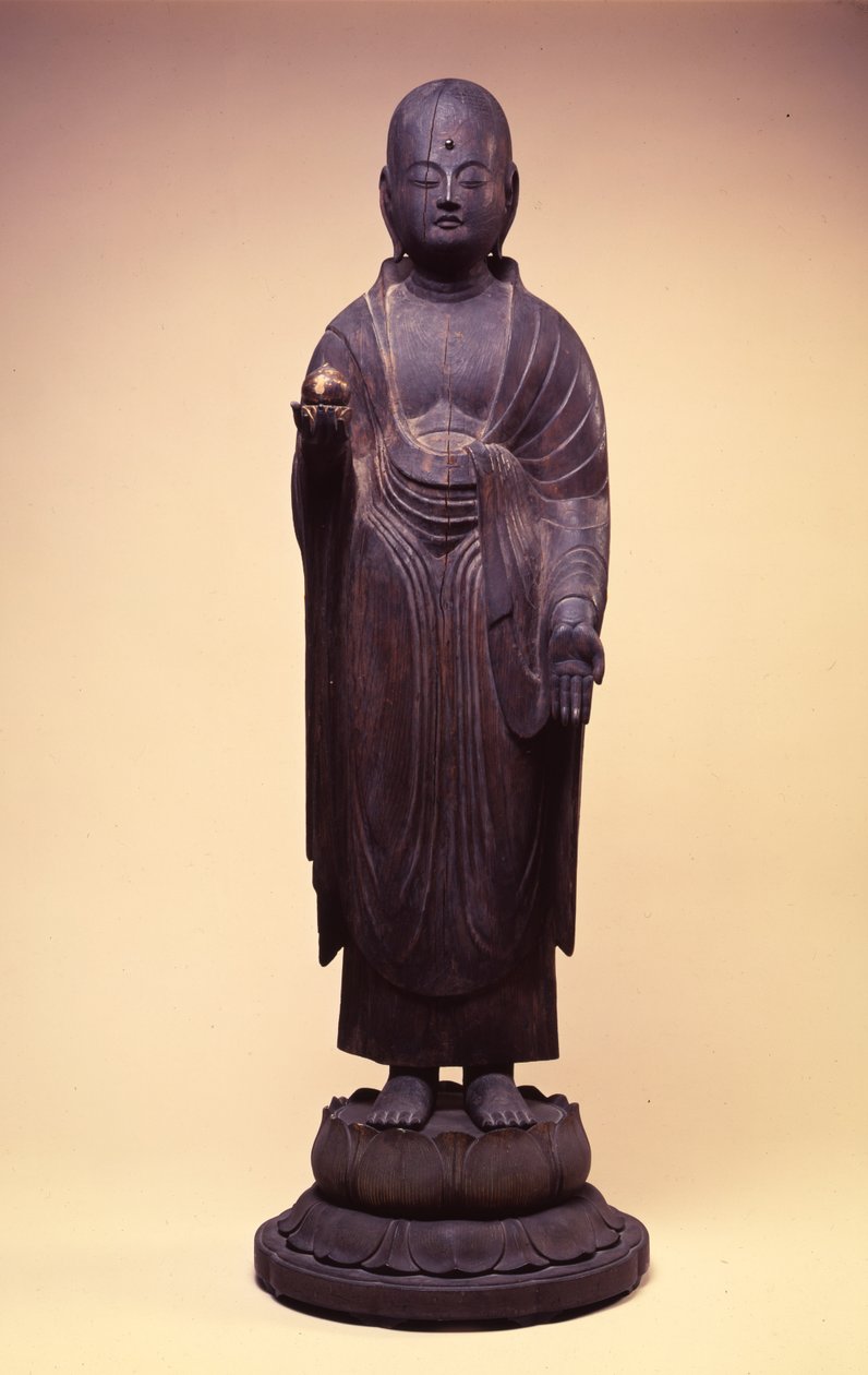 Jizo Bosatsu, final do período Heian - Fujiwara de Japanese School
