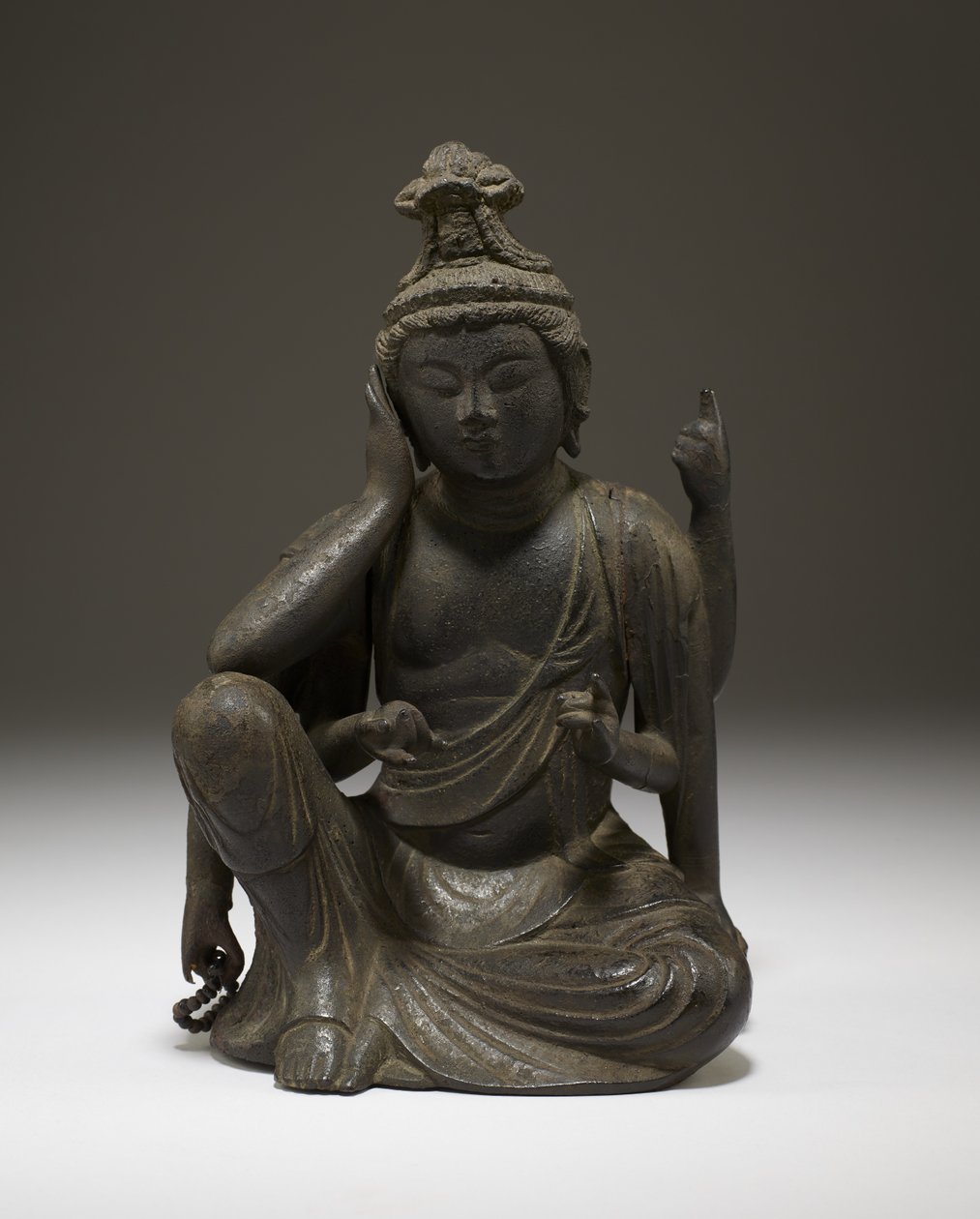 Nyoirin Kannon (bronze) de Japanese School