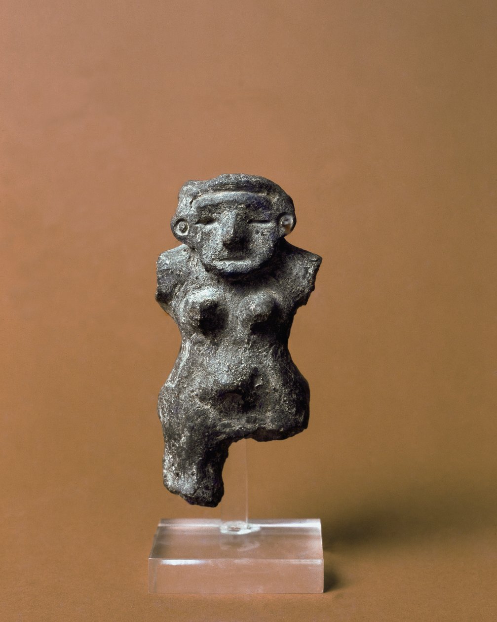 Mulher terracota de Chiba, período Jomon do século 13-10 a.C. de Japanese School
