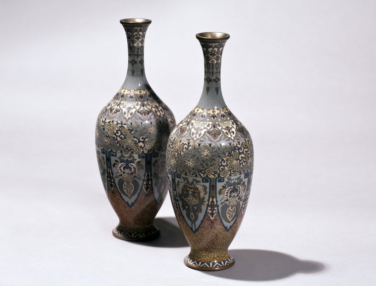 Dois vasos particionados de Japanese School