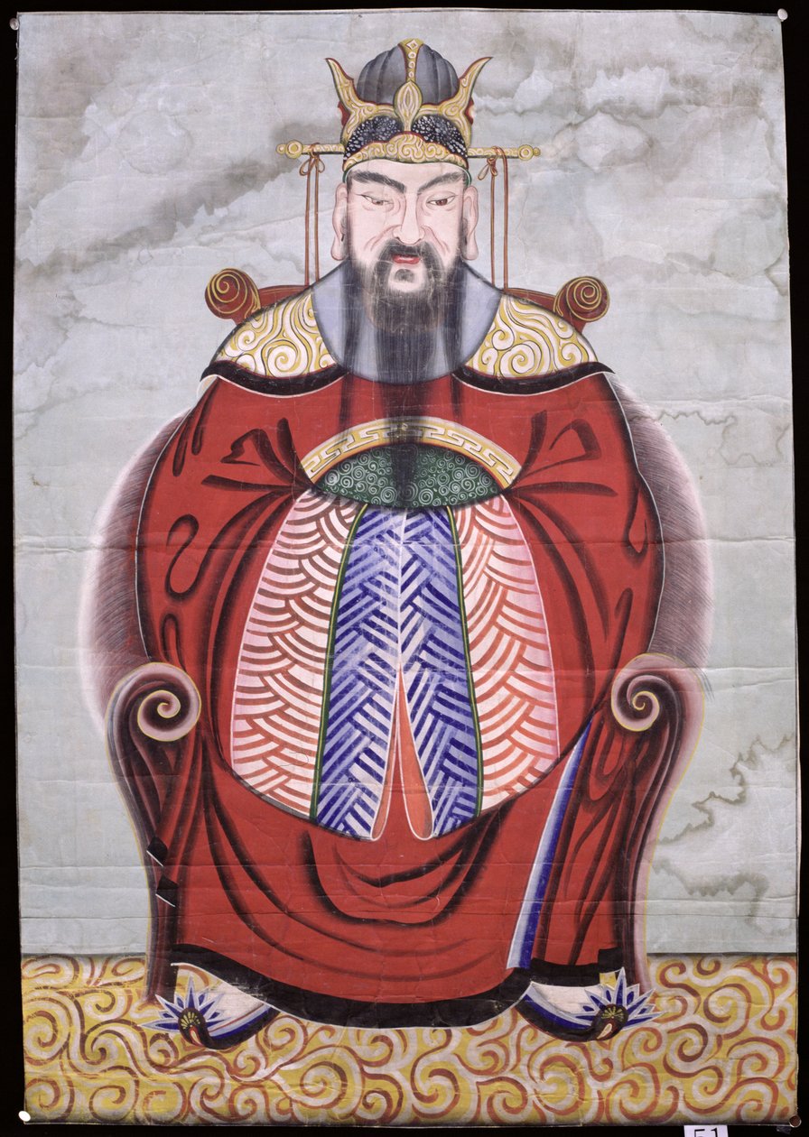 Okhwangsangje (cor sobre seda) de School Korean