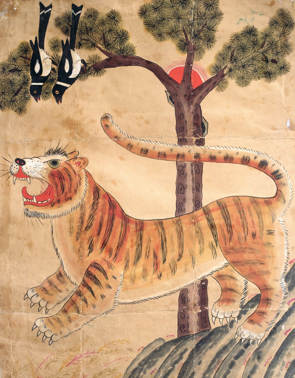 Seonangsin (pigmento natural sobre papel) de School Korean