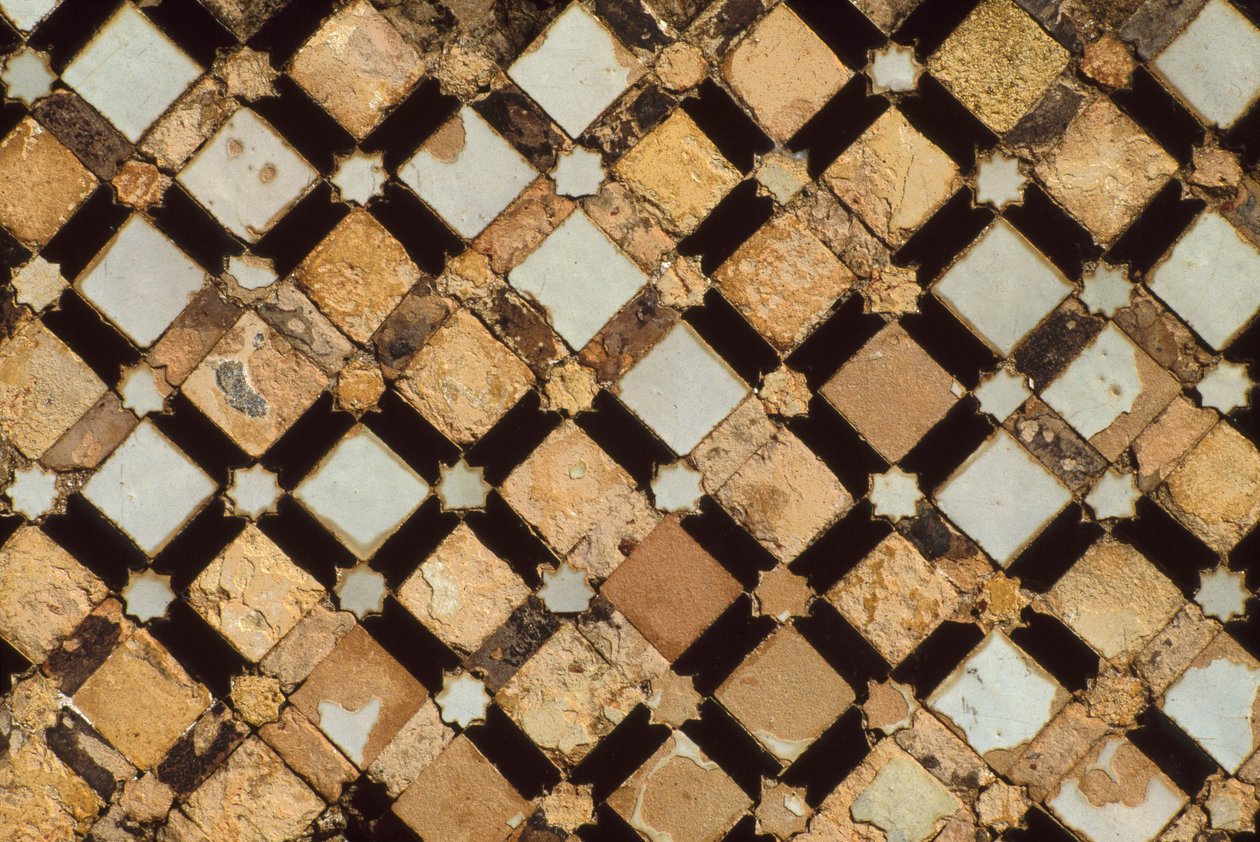 Necrópole de Chella, detalhe de um painel decorativo (mosaico) de School Moroccan