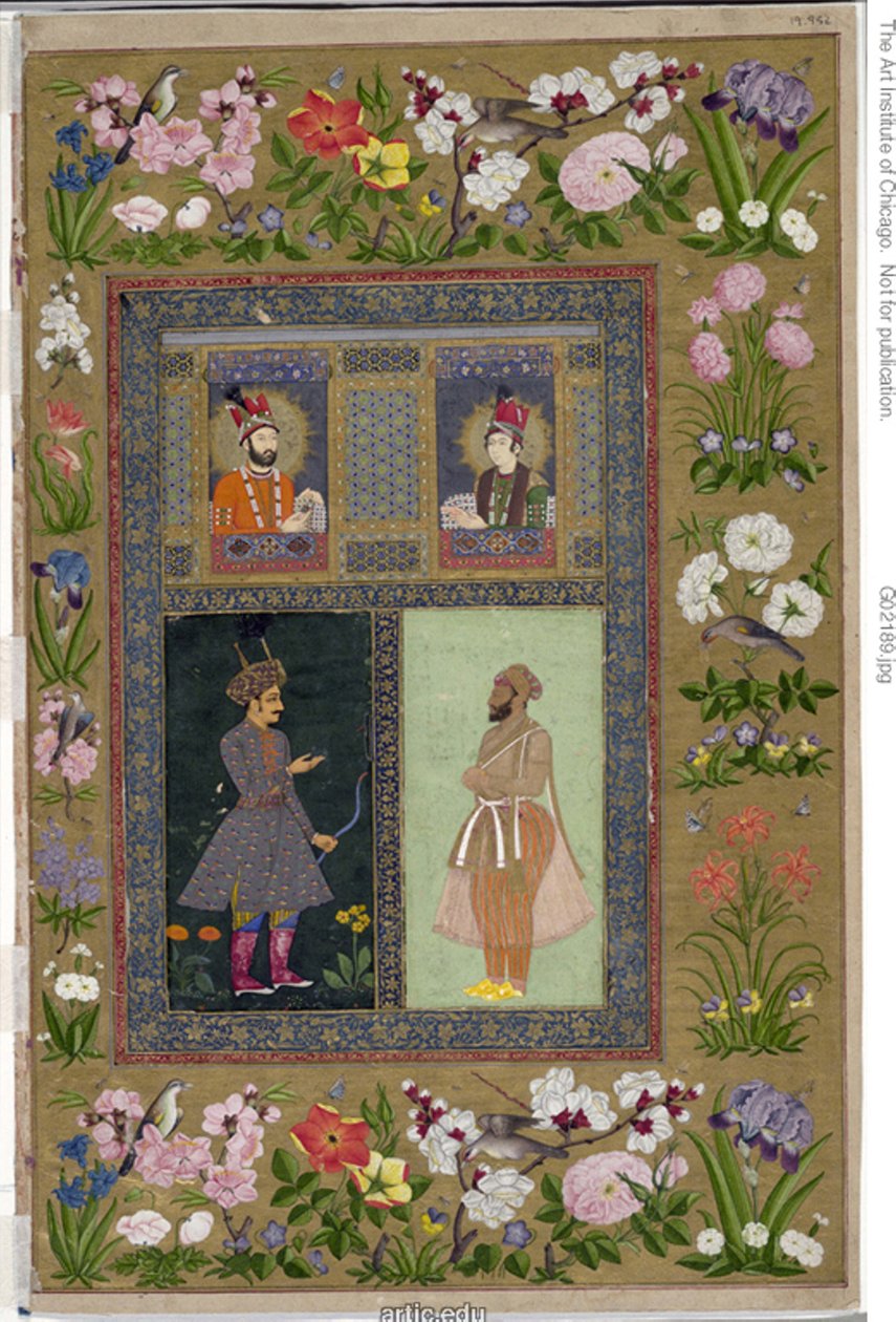 Página do Álbum de São Petersburgo, de School Mughal