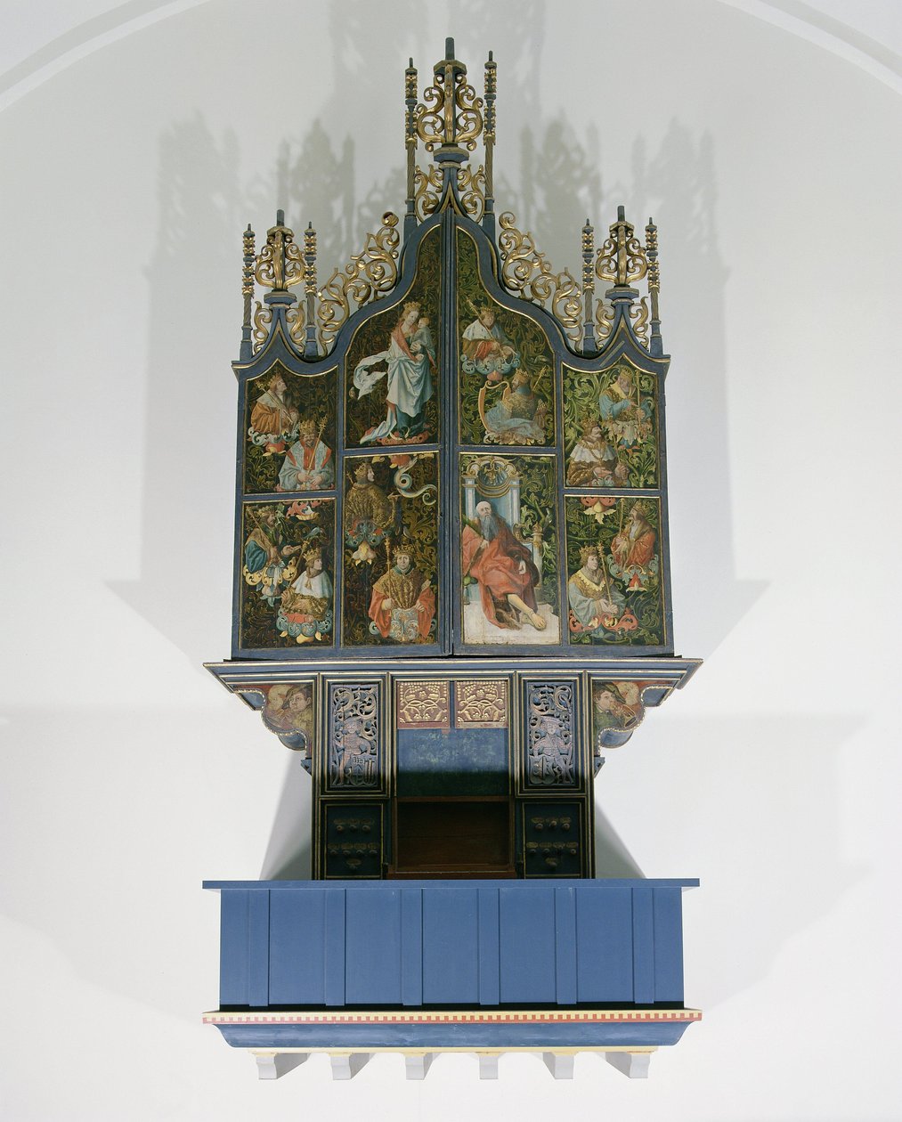 Órgão pintado de School Netherlandish