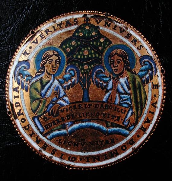A Árvore da Vida Medalhão de School Netherlandish