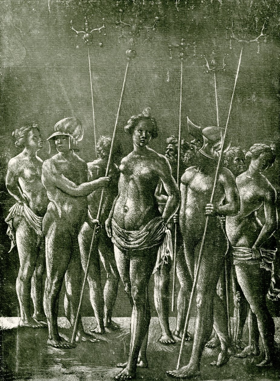Ilustração desconhecida depois de um exemplo italiano de School Netherlandish