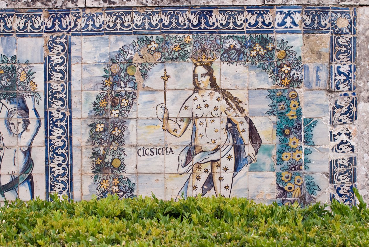 Cena musical (azulejos de cerâmica) de School Portuguese