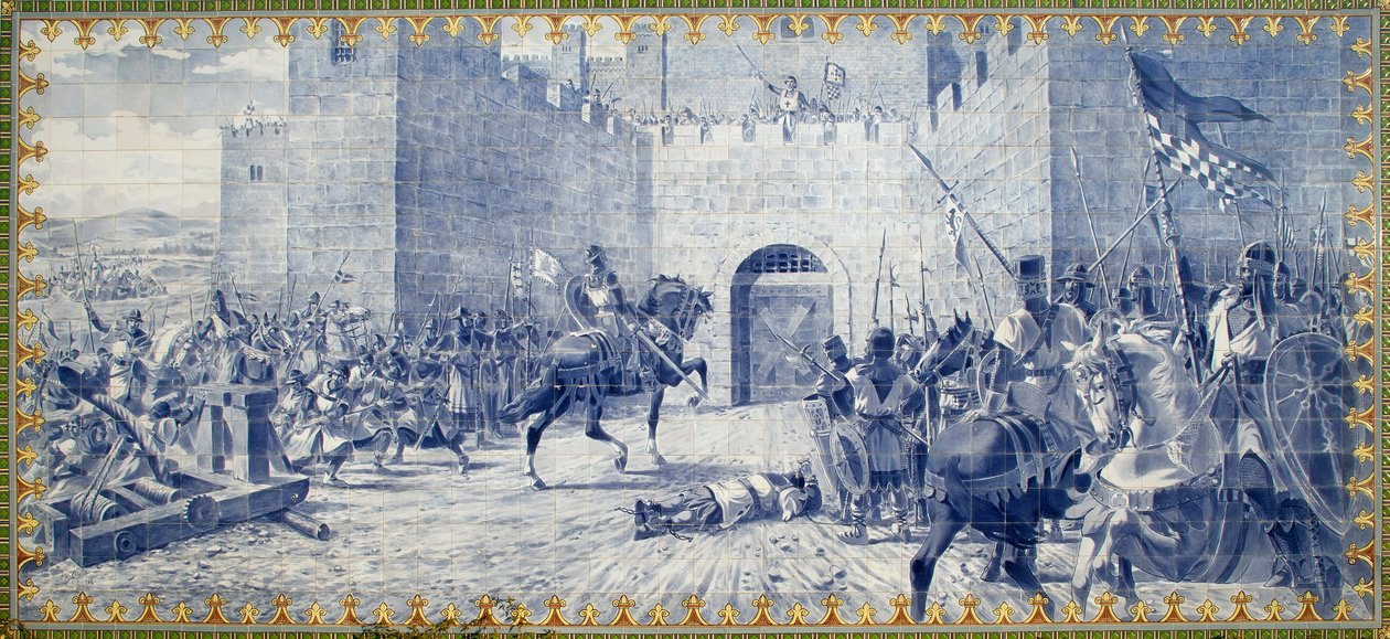 A Lenda de Gil Paes (século XIV), Capitão General de Torres Nova (Portugal) - Durante a invasão dos castelhanos em 1372, o filho de Gil Paes é capturado pelos espanhóis e morto às portas do castelo de cerco, em frente à recusa de rendição. de School Portuguese