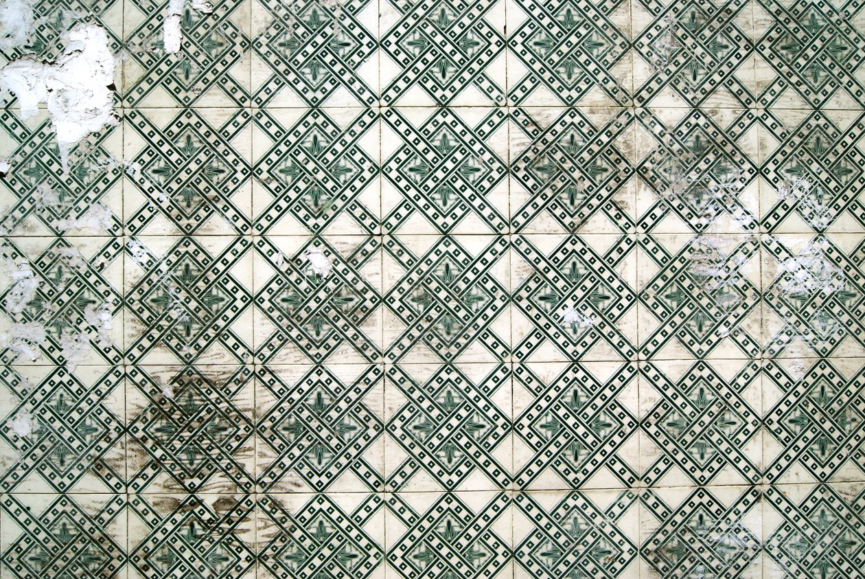 Painel tradicional, Lisboa, Portugal (azulejo cerâmico) de School Portuguese