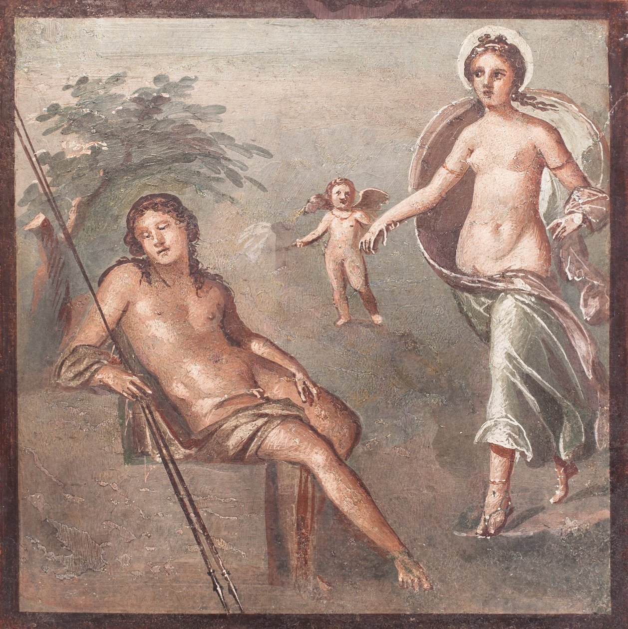 Endimião e Selene, Herculano de School Roman