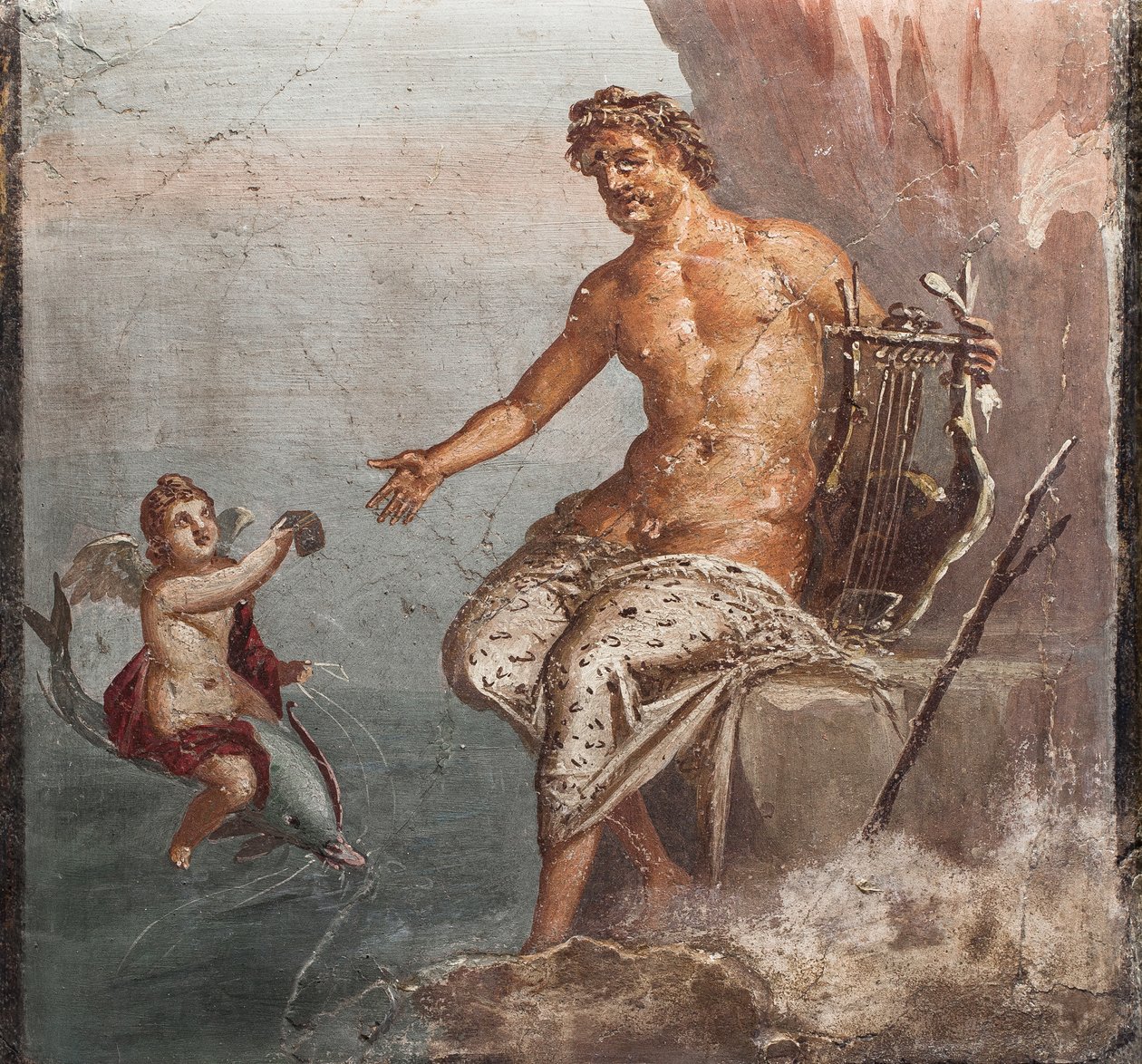 Polifemo e Galateia, Herculano de School Roman