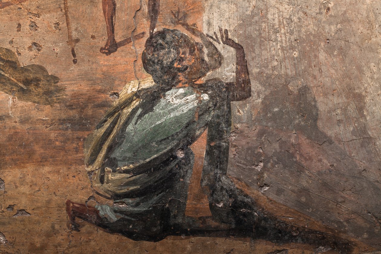 O Julgamento de Salomão, Pompeia de School Roman