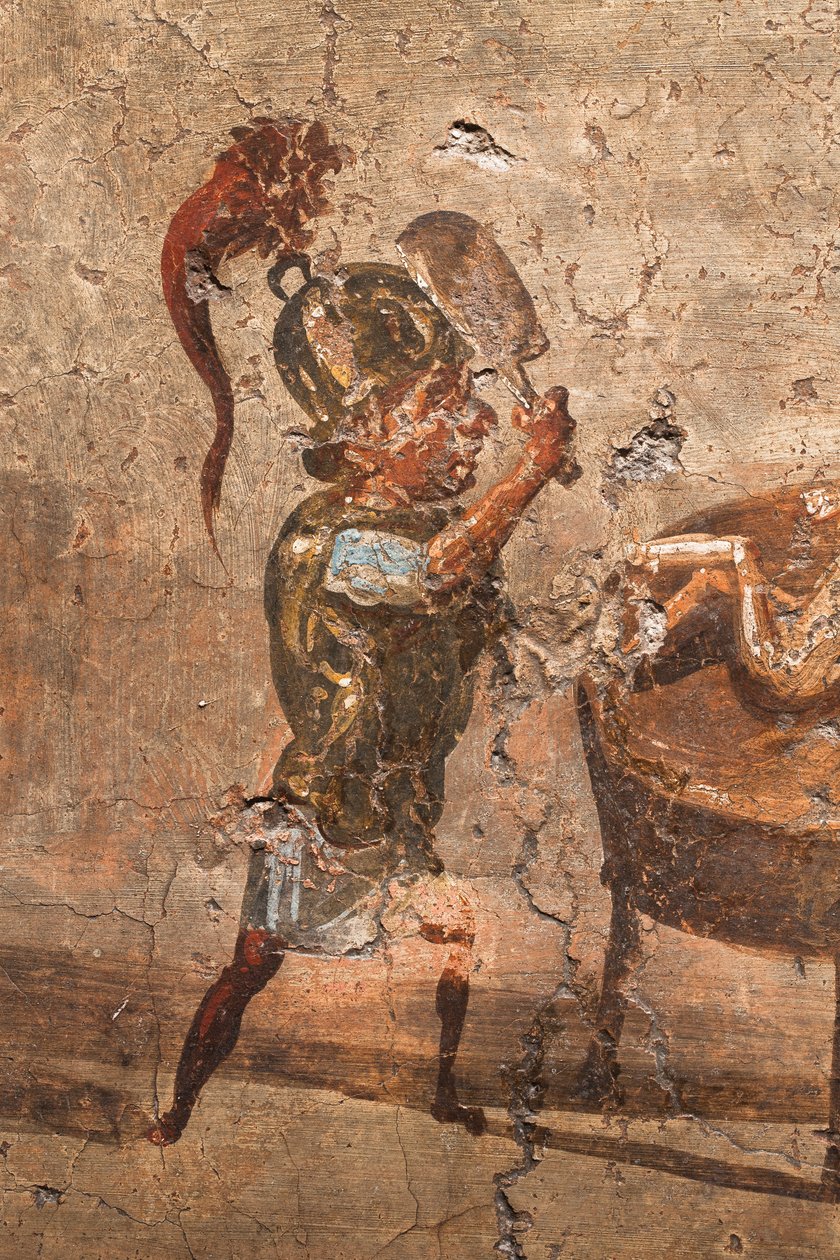 O Julgamento de Salomão, Pompeia de School Roman