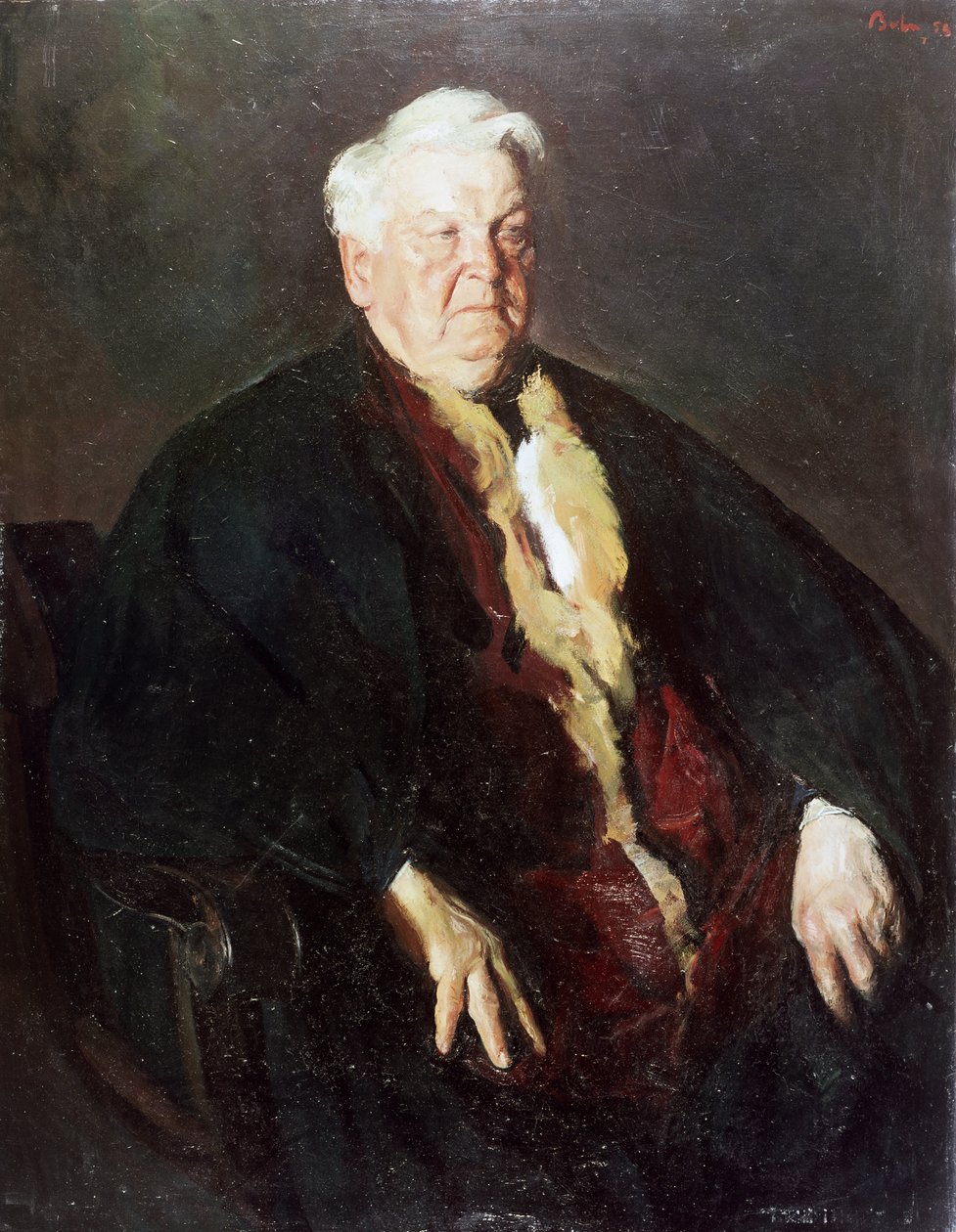 Retrato de Mihail Sadoveanu (Pascani de School Romanian