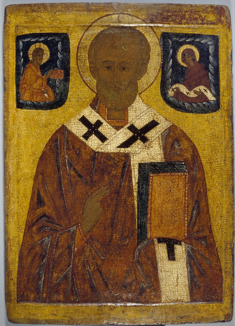 Ícone de São Nicolau de School Russian