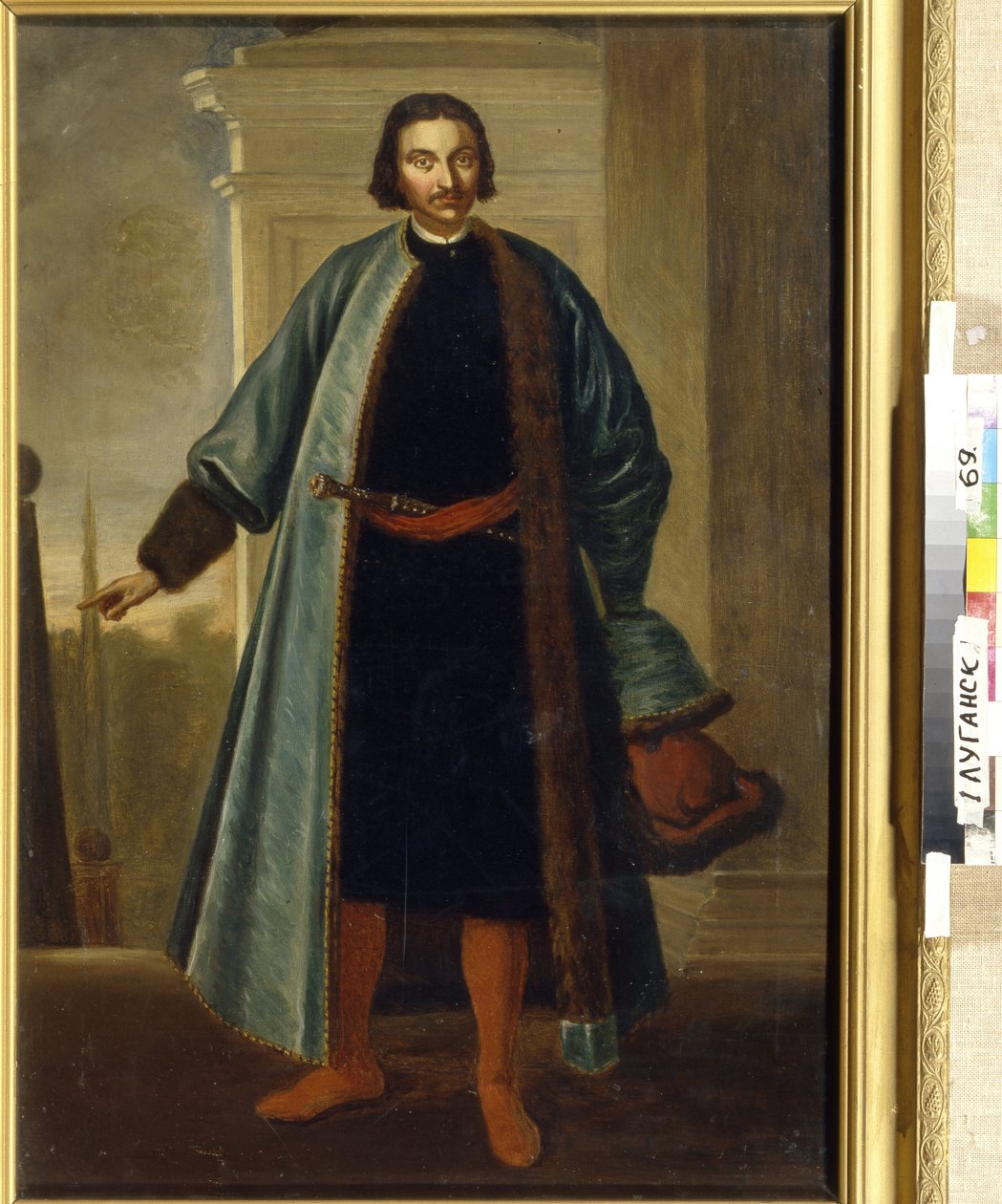 Retrato do príncipe Anikita Ivanovich Repnin (1668-1726). (Retrato do Príncipe A. I. Repnin). Soldado e político russo, que se destacou durante a Grande Guerra do Norte (1700-1721), serviu então como governador da Livônia e próximo e fervoroso de School Russian