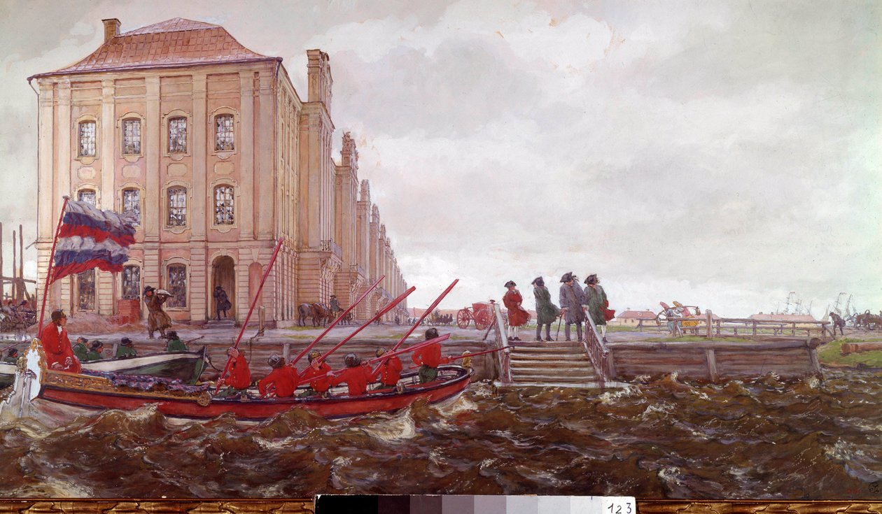 As 12 faculdades. A pintura russa anónima de School Russian