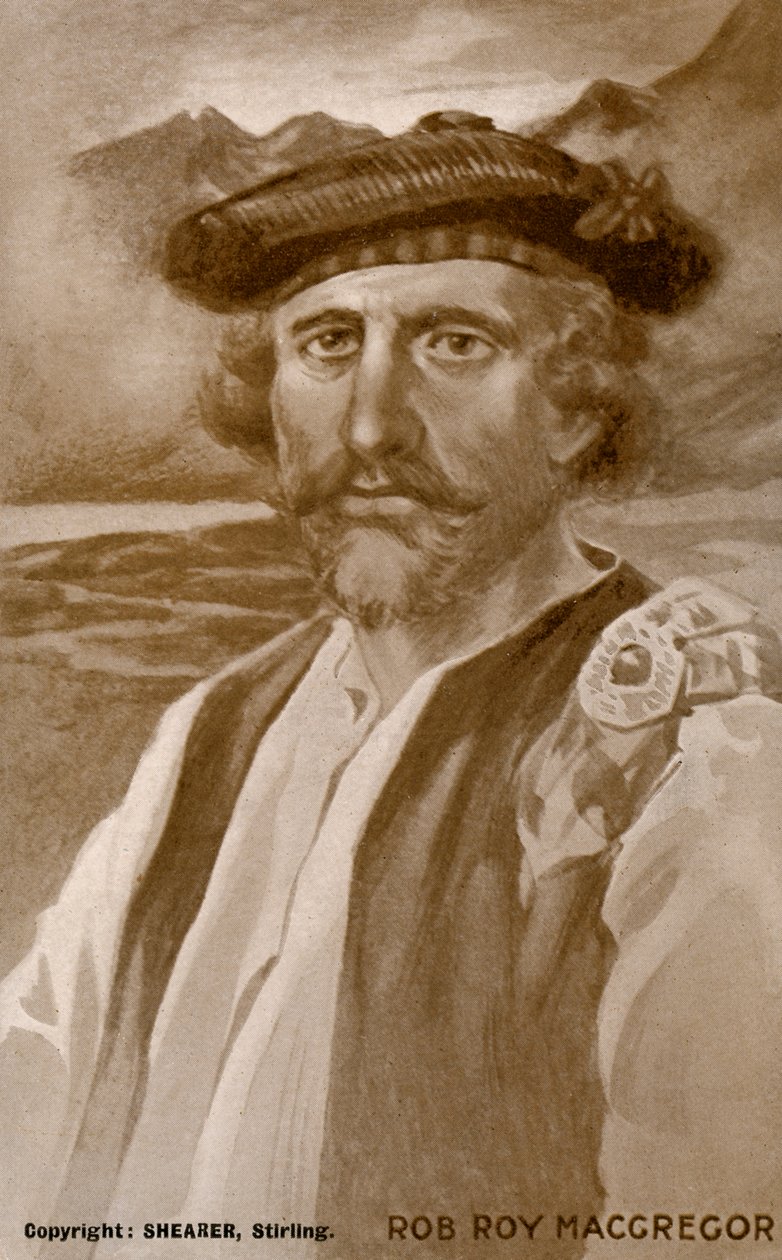 Rob Roy MacGregor (gravura) de School Scottish