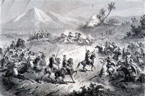 Uma Aventura, Travellers Attacked by Brigands, ilustração de 