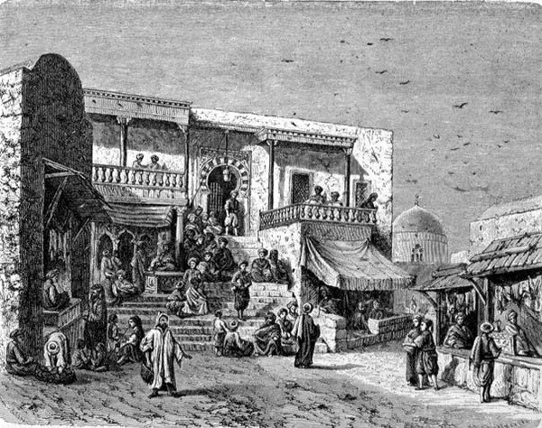 Café Mouro em Sidi-Bou Said de School Spanish