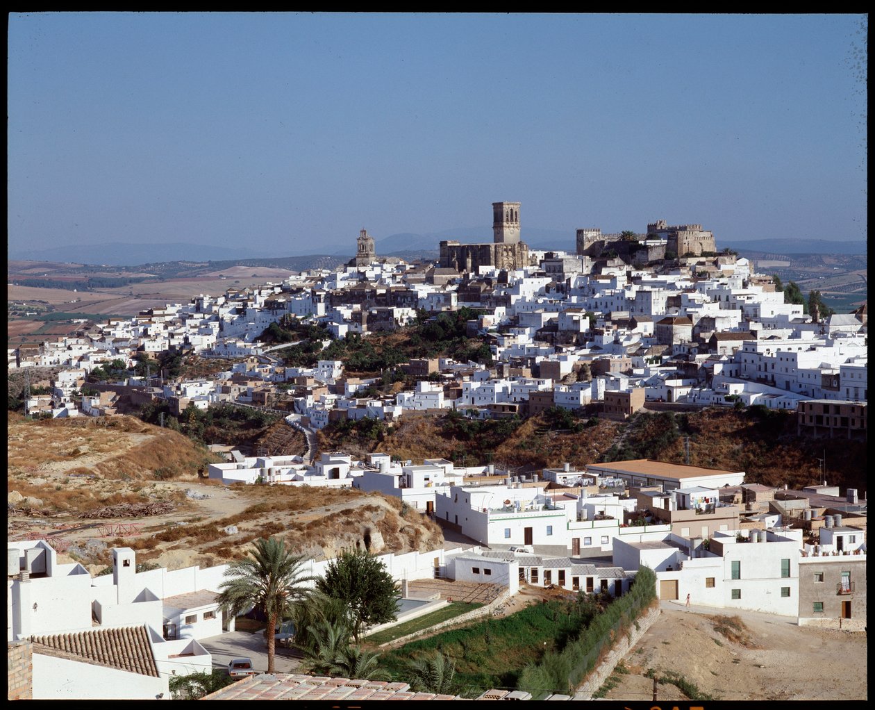 Vista panorâmica da cidade de Arcos de la Frontera, Andaluzia, Espanha de School Spanish