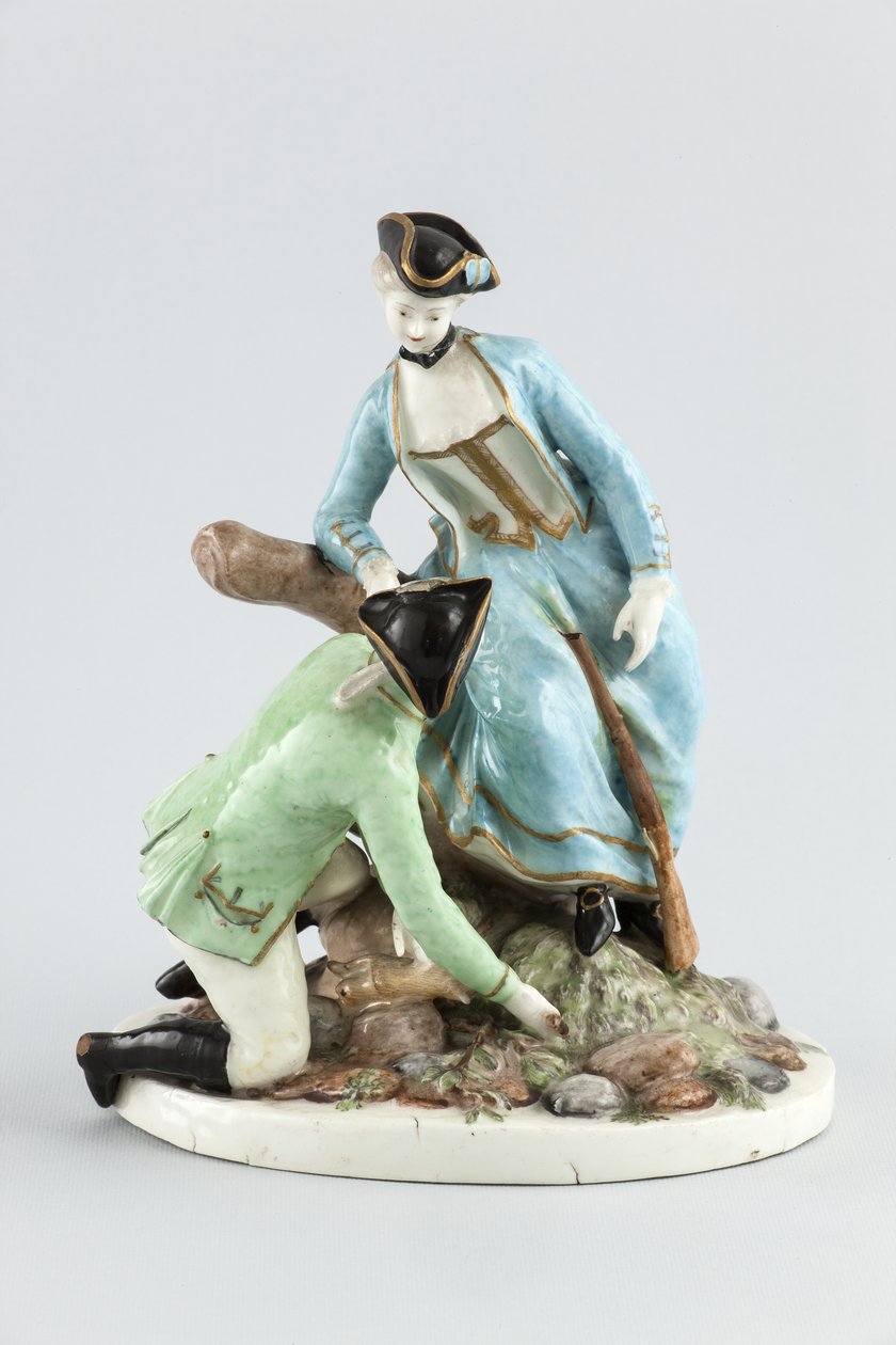 Casal Romântico (porcelana) de Swiss School