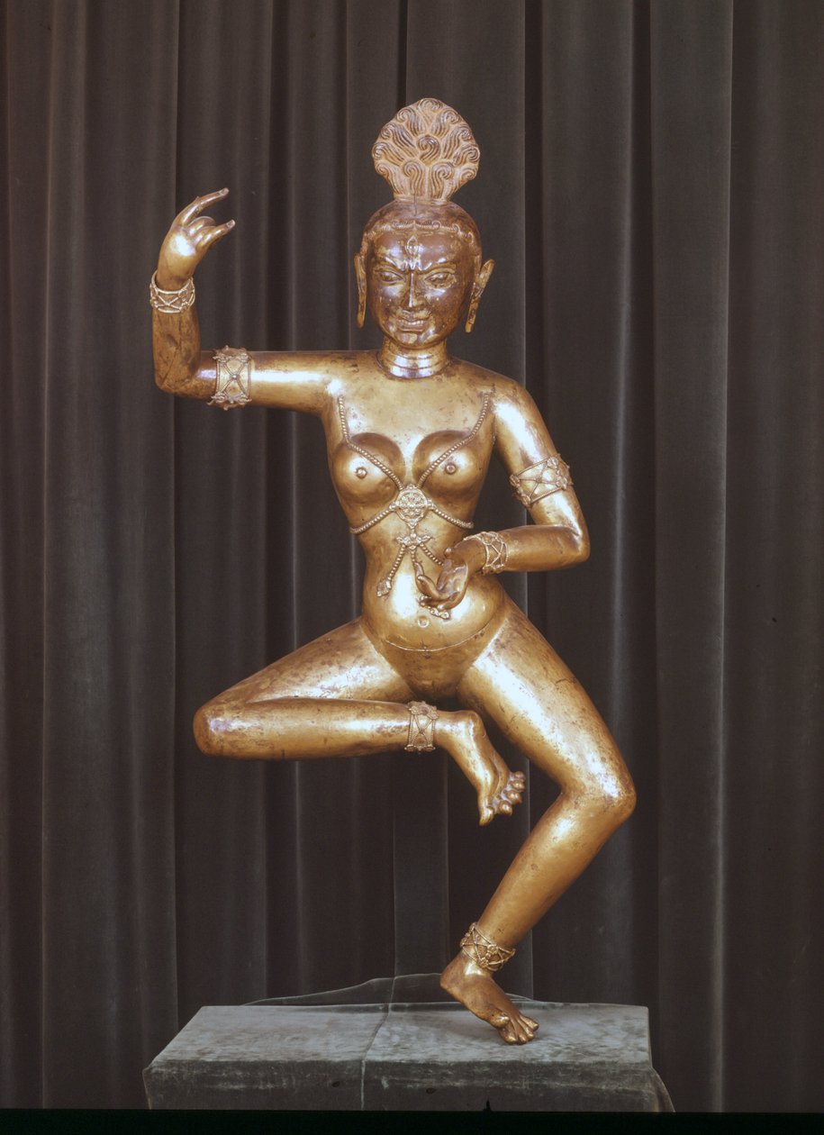 A deusa Dakini, deus tibetano infernal. Estatueta, Musée Guimet, Paris de School Tibetan
